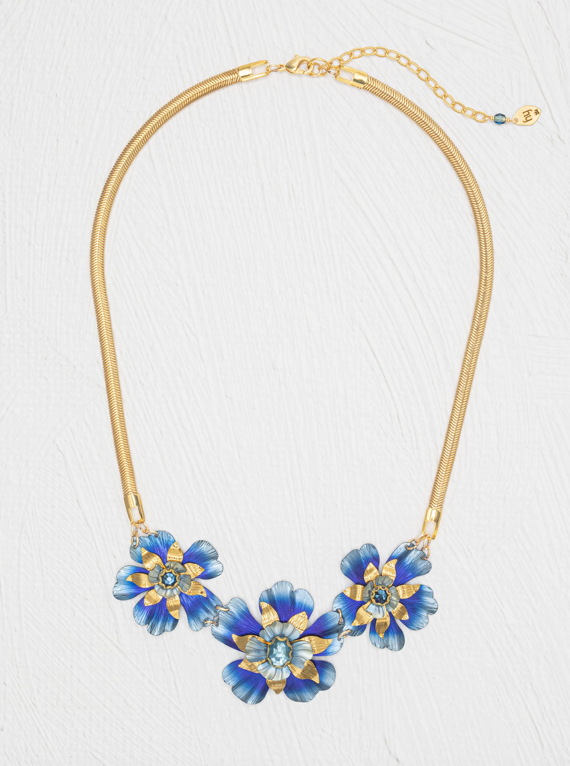 Holly Yashi Bountiful Bloom Necklace - Bonnie Blue