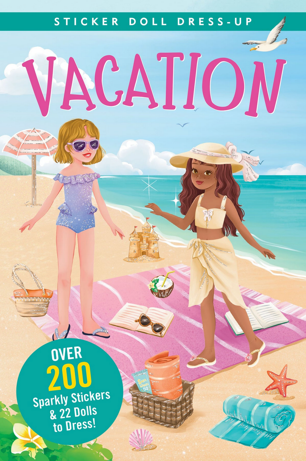 Vacation Sticker Doll Dress-Up Book