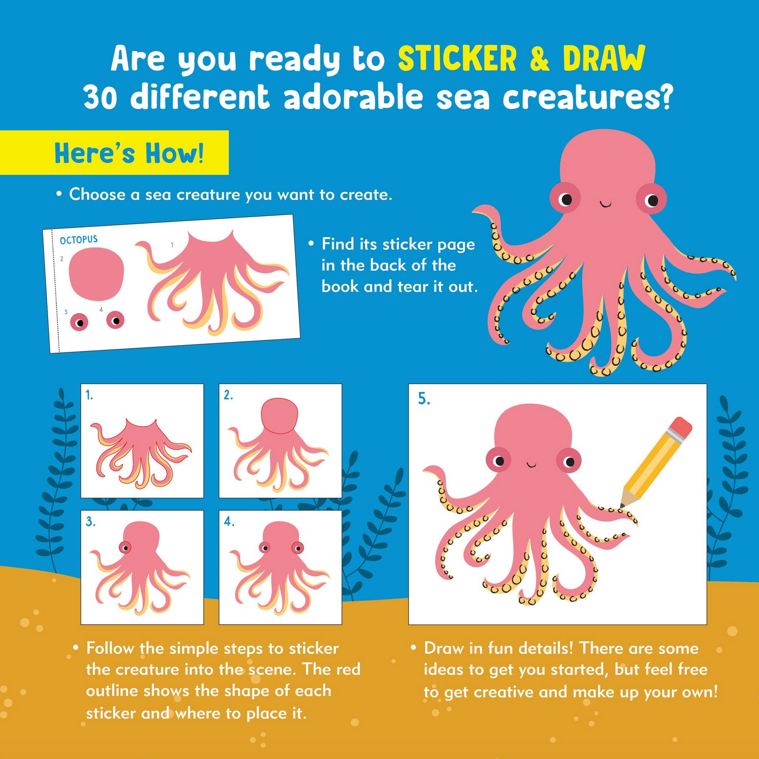 Sticker and Draw - Under the Sea