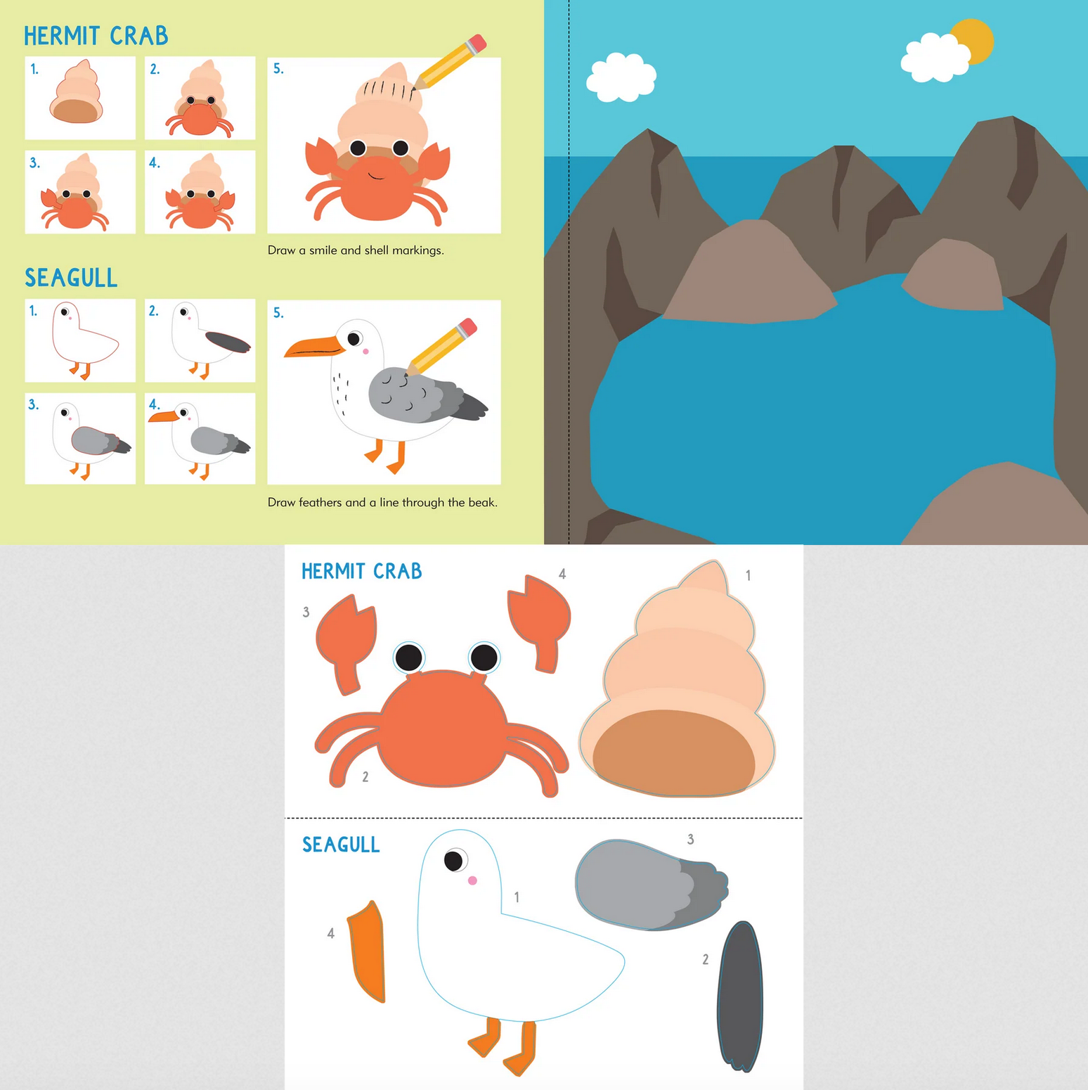 Sticker and Draw - Under the Sea