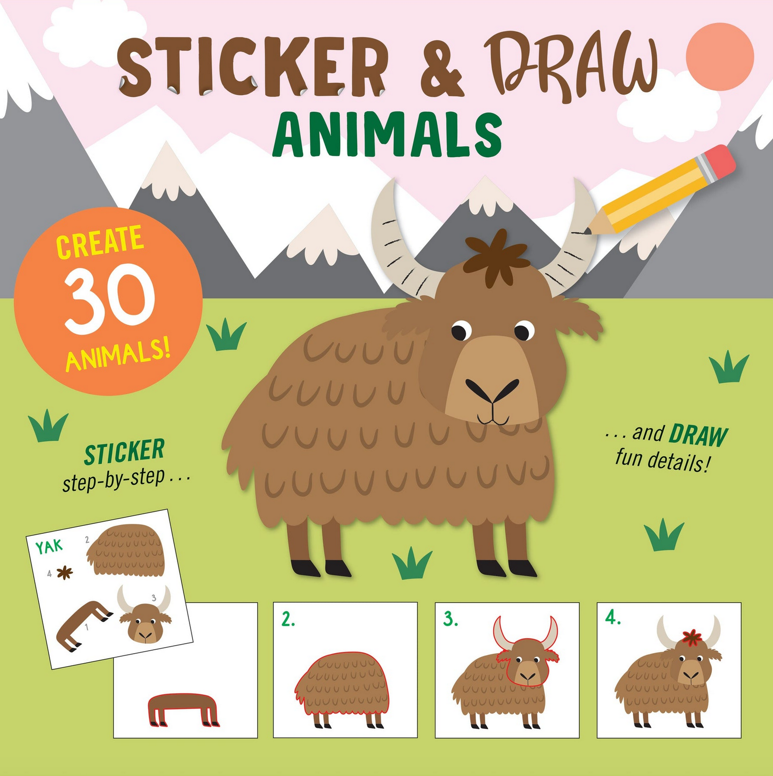 Sticker and Draw - Animals