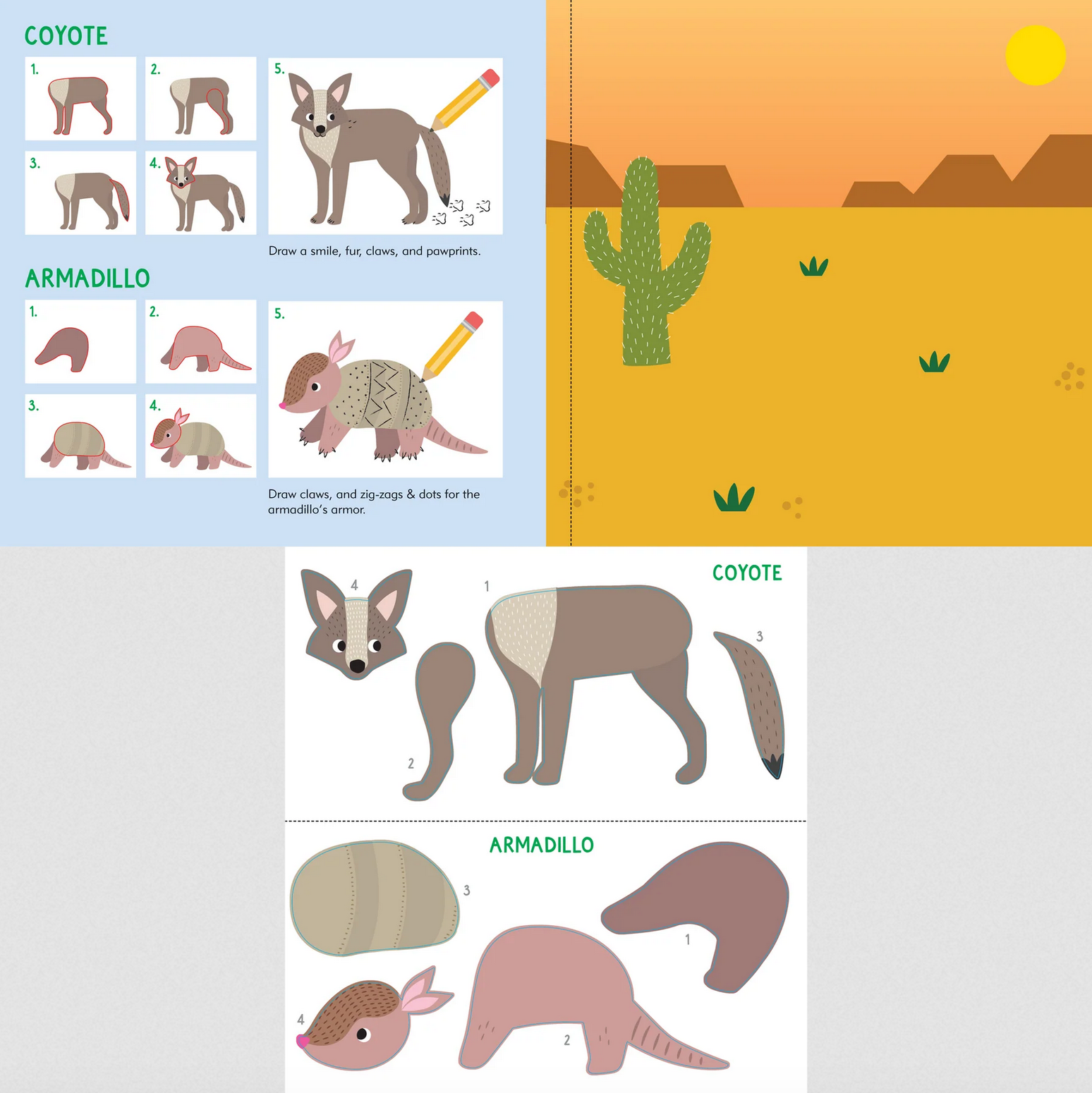 Sticker and Draw - Animals