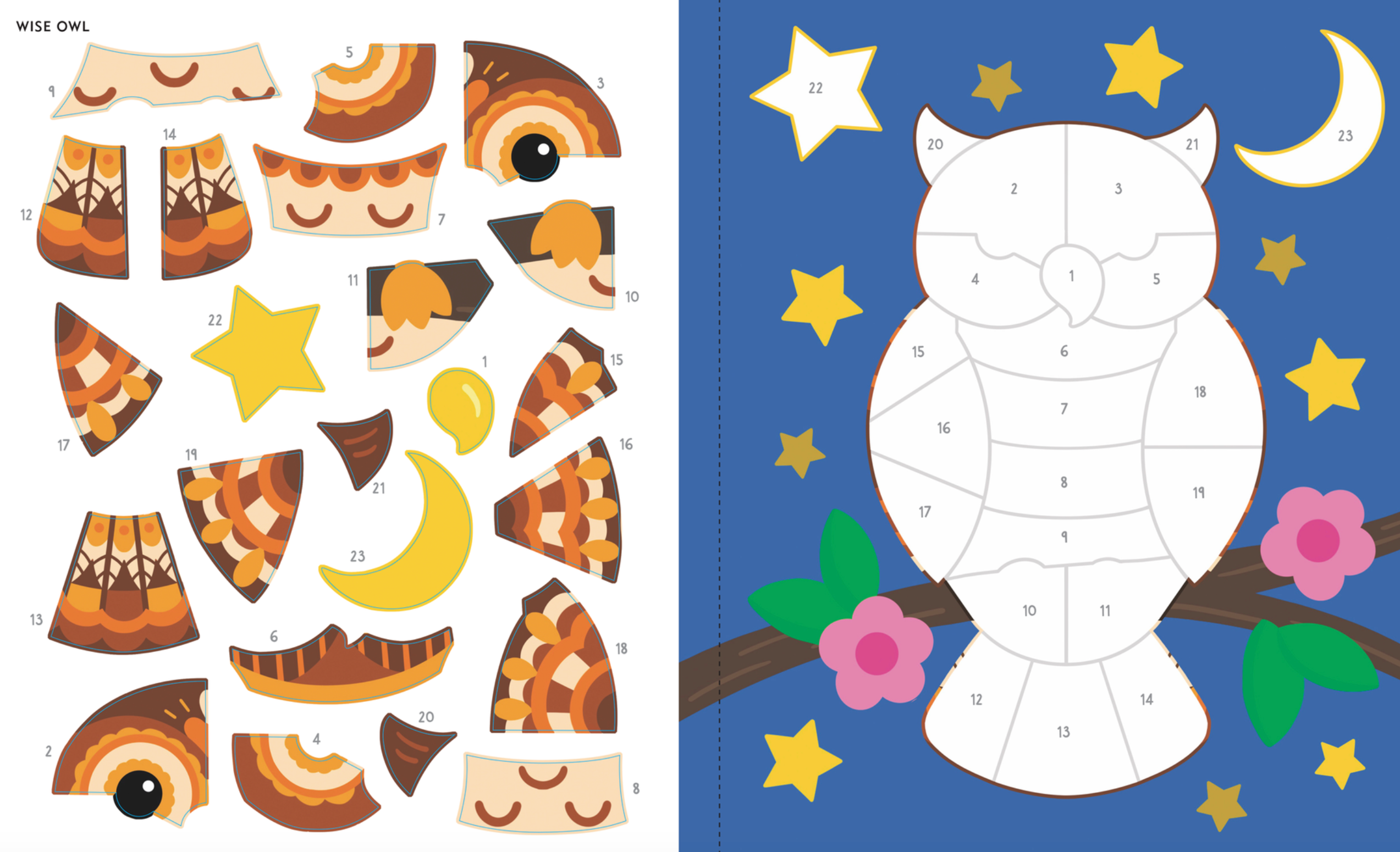 Mindfulness Large Print Color-by-Sticker Book