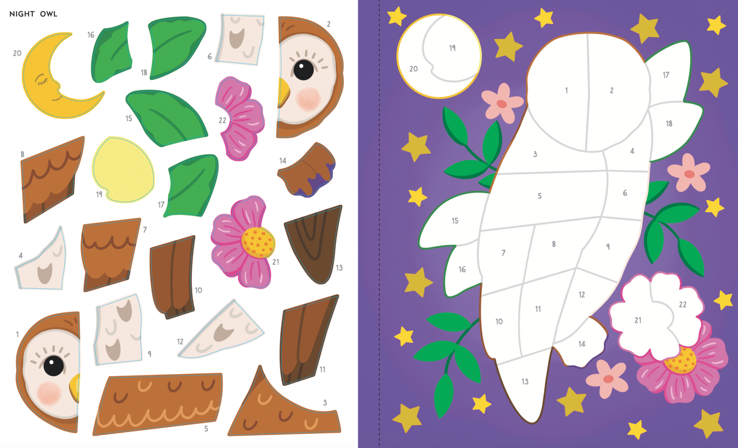 Calming Creations Large Print Color-by-Sticker Book