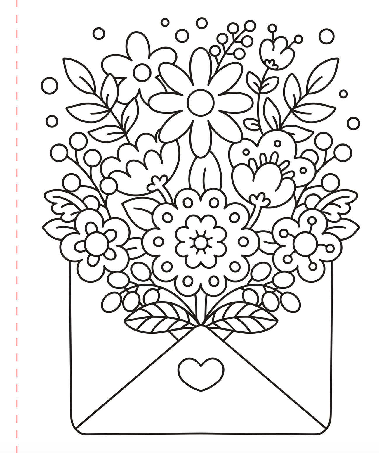 Stress Relief Large Print Coloring Book