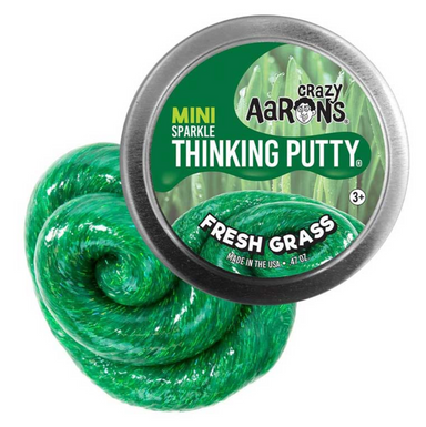 Crazy Aaron's Thinking Putty Fresh Grass - Mini Tin