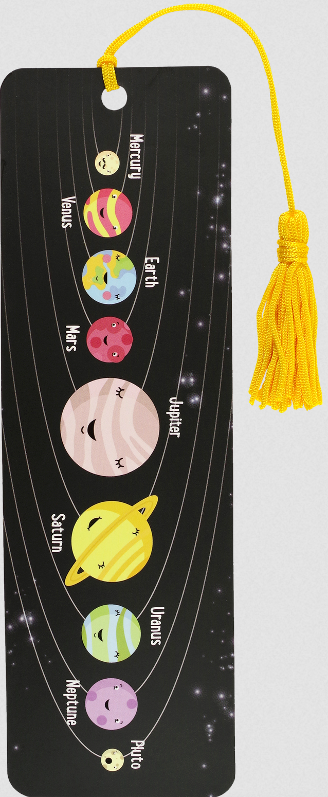 PTR Solar System Children's Bookmark