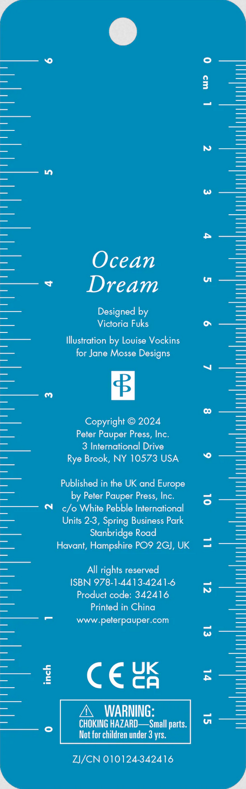 PTR Ocean Dream Beaded Bookmark