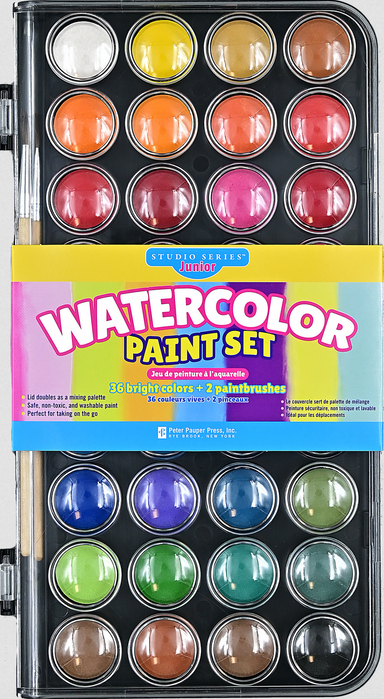 PTR Studio Series Junior Watercolor Paint Set (36 colors)