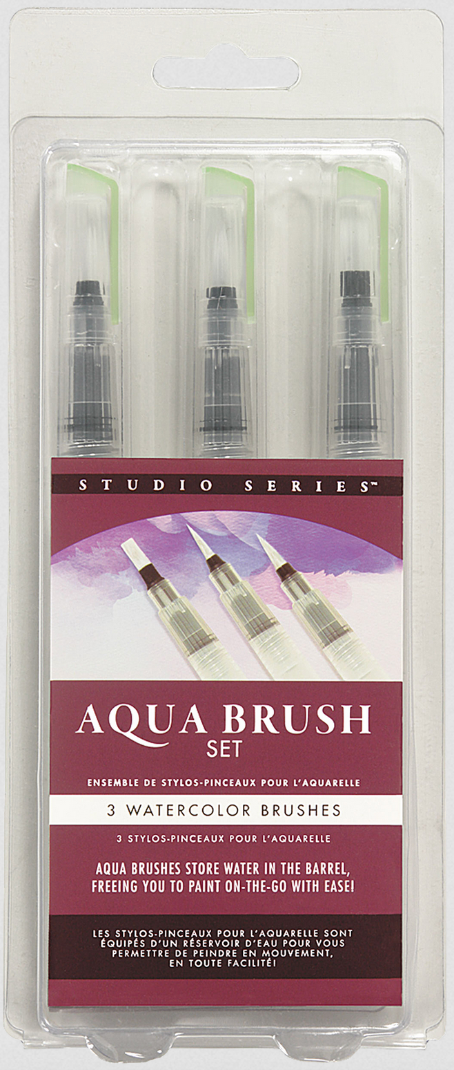 PTR Studio Series Aqua Brushes (Set of 3)