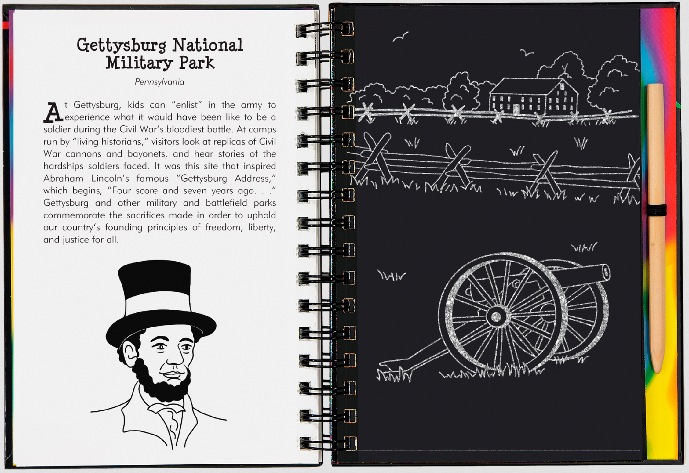 PTR National Parks & Landmarks Scratch and Sketch