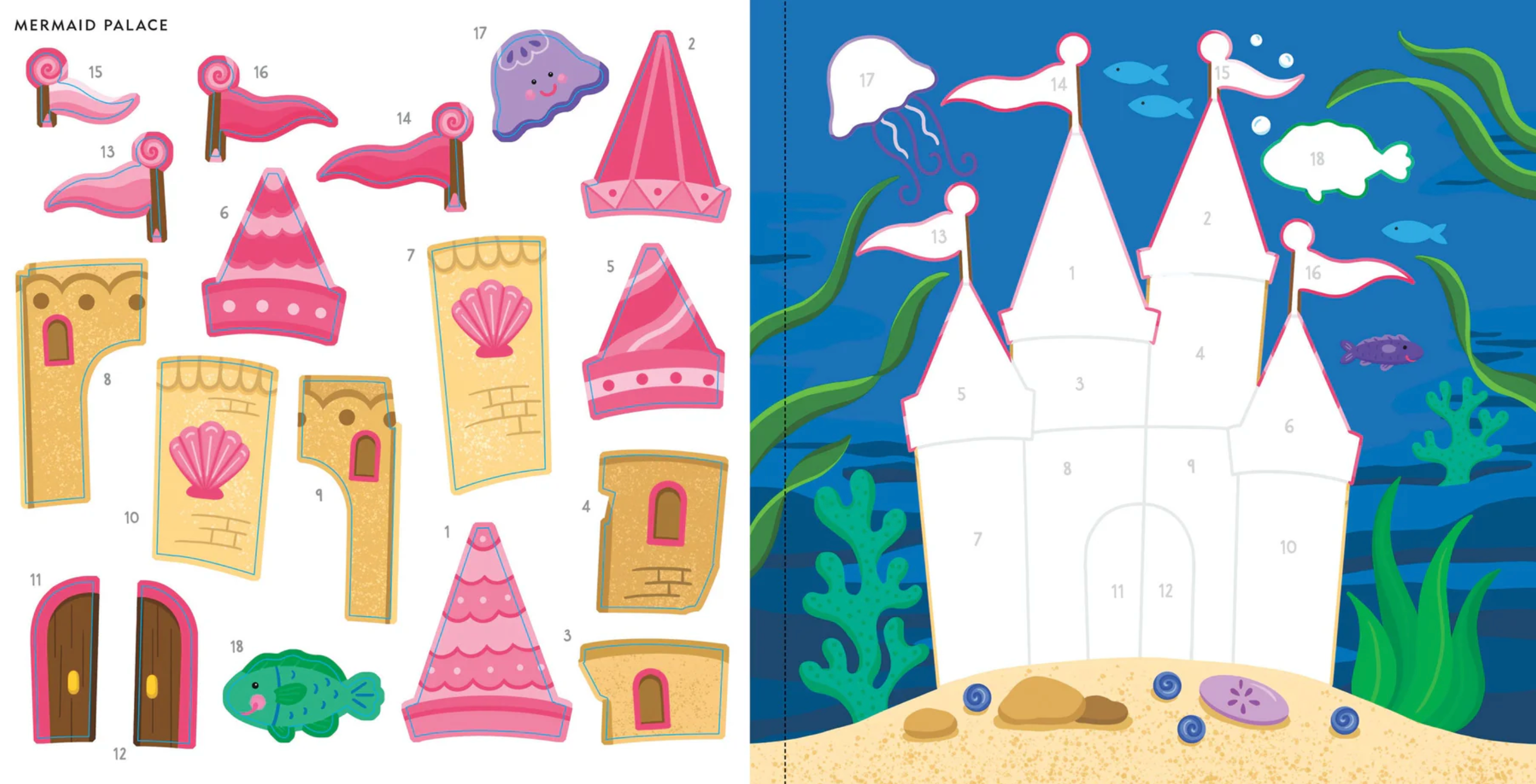 PTR My First Color-by-Sticker Book - Mermaids & More