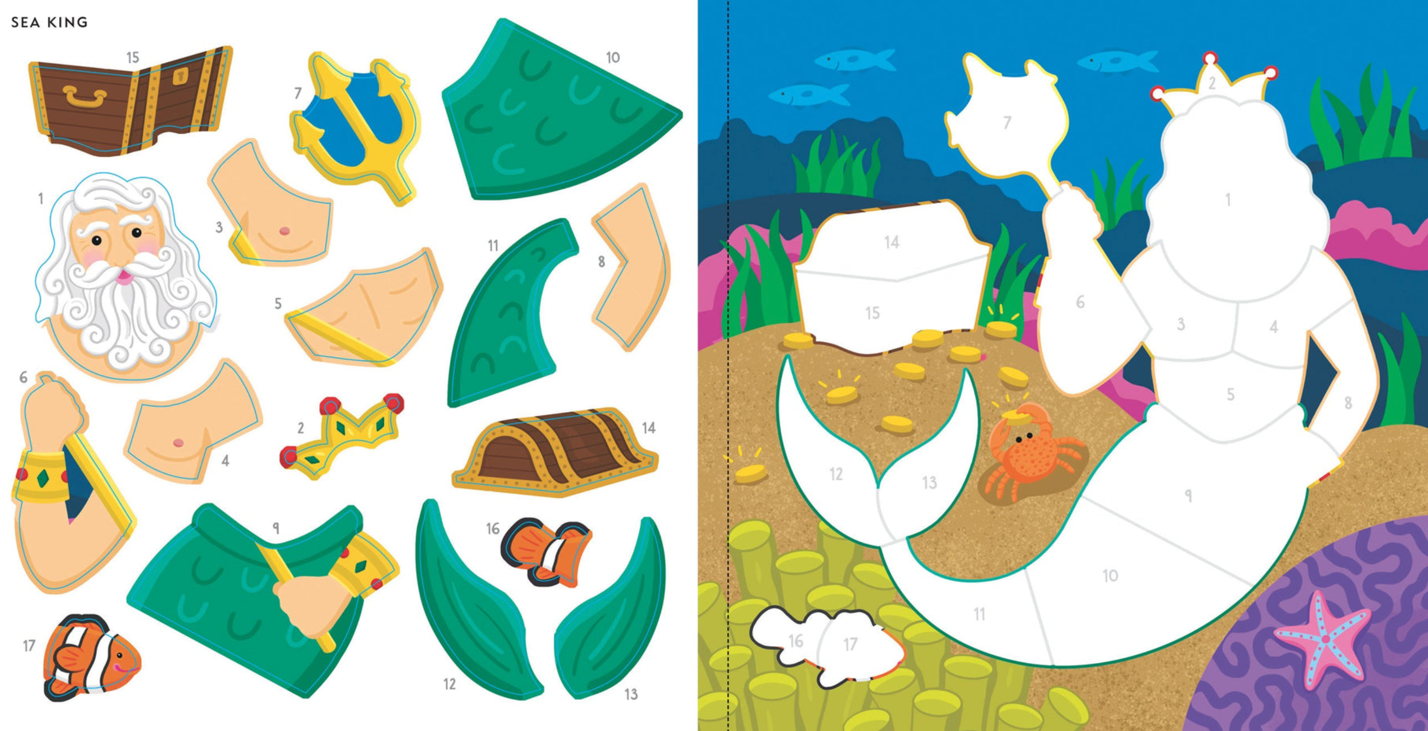 PTR My First Color-by-Sticker Book - Mermaids & More