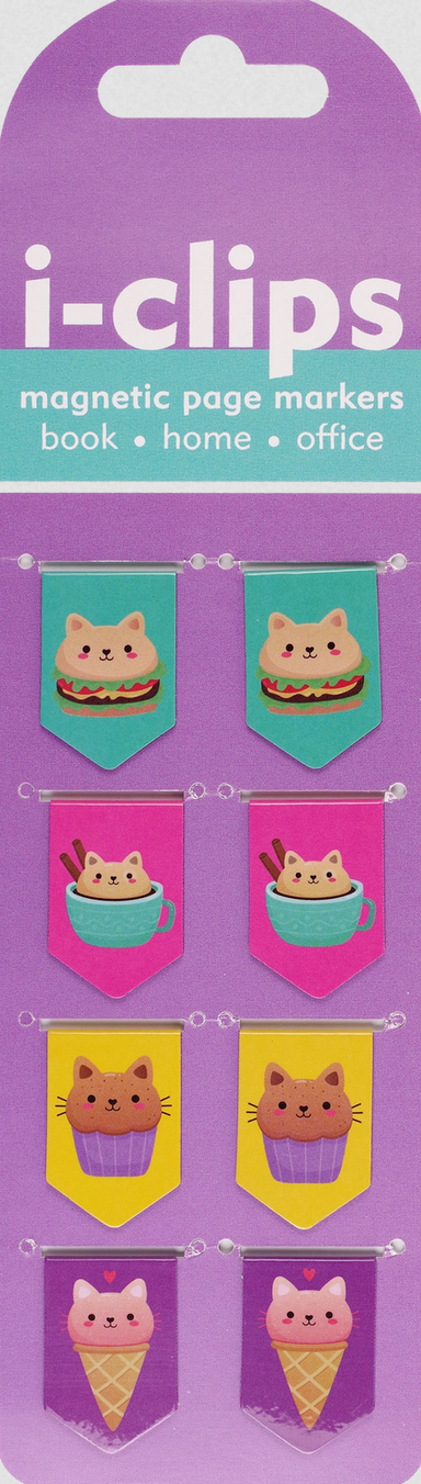 PTR Kawaii Cats i-clips Magnetic Page Markers