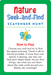 PTR Nature Seek-and-Find Scavenger Hunt Cards