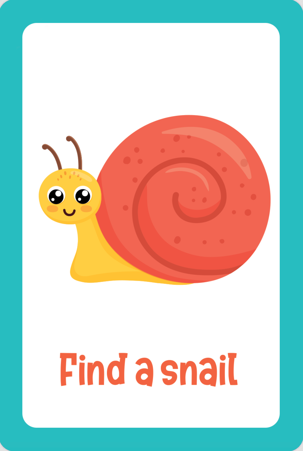 PTR Nature Seek-and-Find Scavenger Hunt Cards