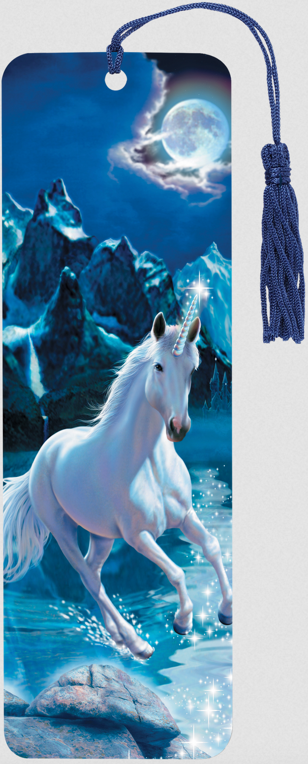 PTR Unicorn 3-D Bookmark