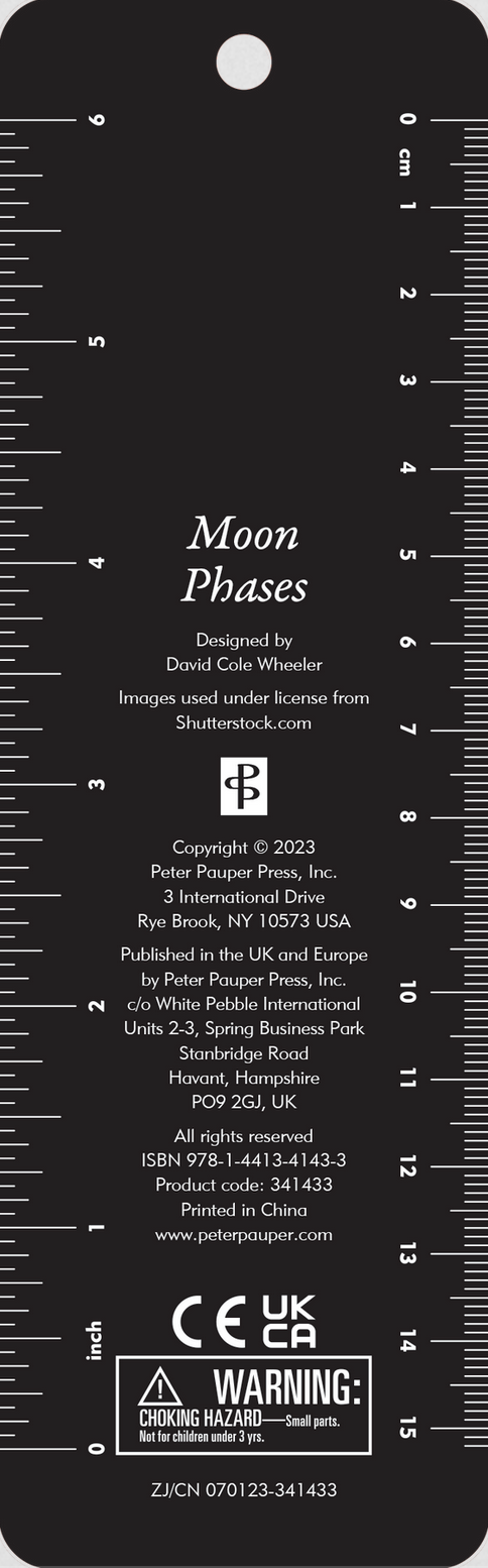 PTR Moon Phases Beaded Bookmark