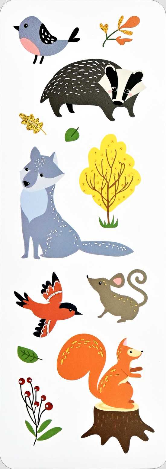 PTR Forest Friends Sticker Set