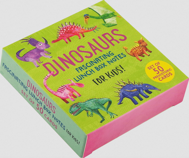 PTR Dinosaurs: Fascinating Lunch Box Notes for Kids! (Set of 50 Cards)