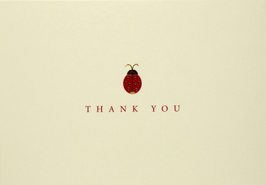 PTR Ladybug Thank You Notes - Boxed Set