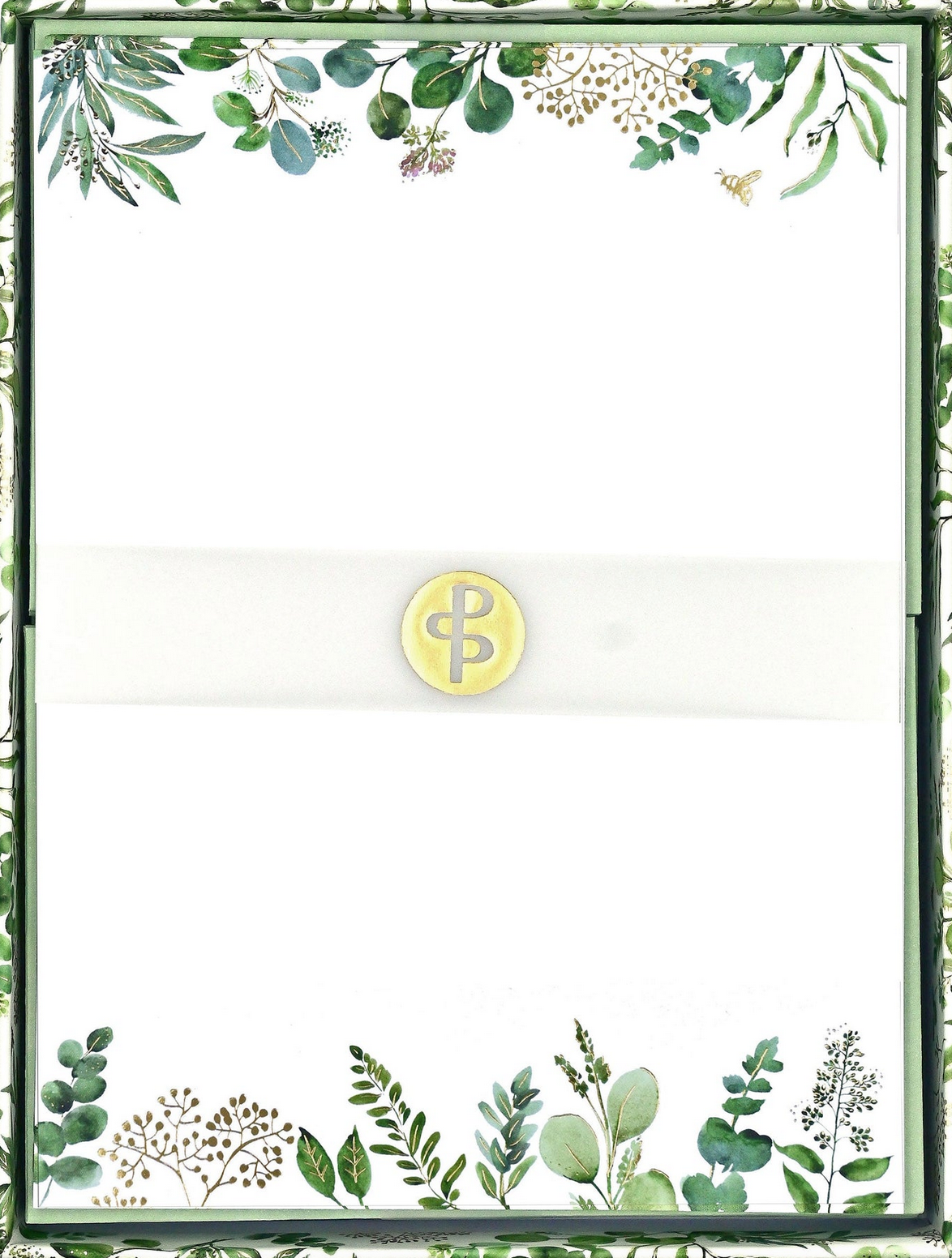 PTR Eucalyptus Boxed Stationery