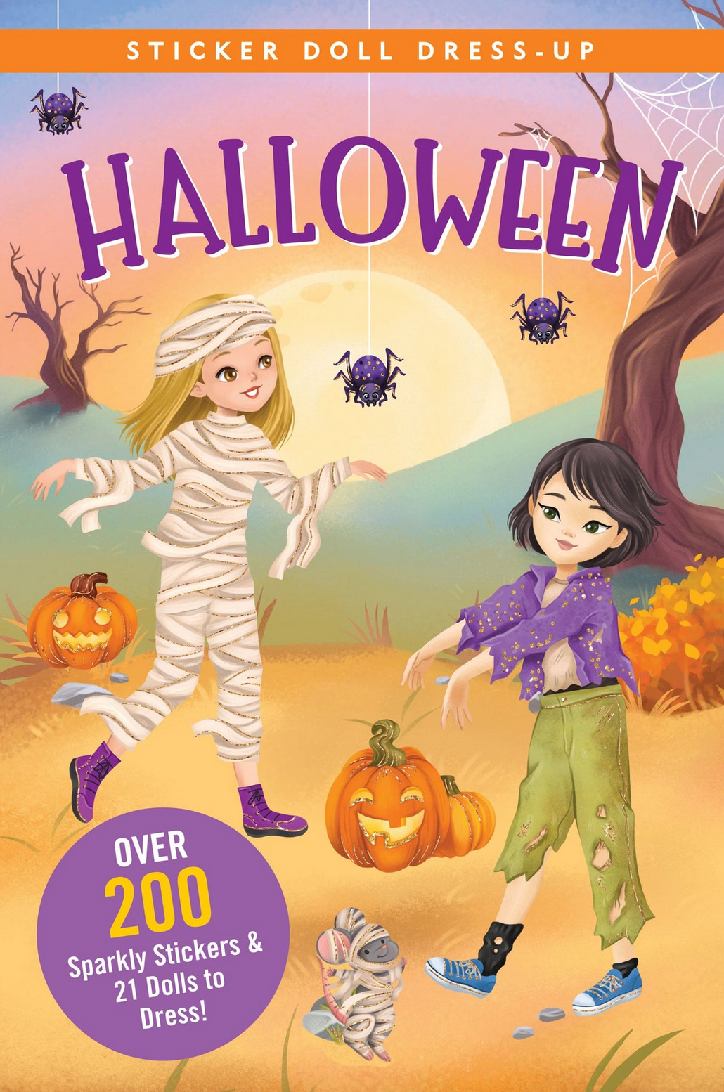 PTR Halloween Sticker Doll Dress-Up Book