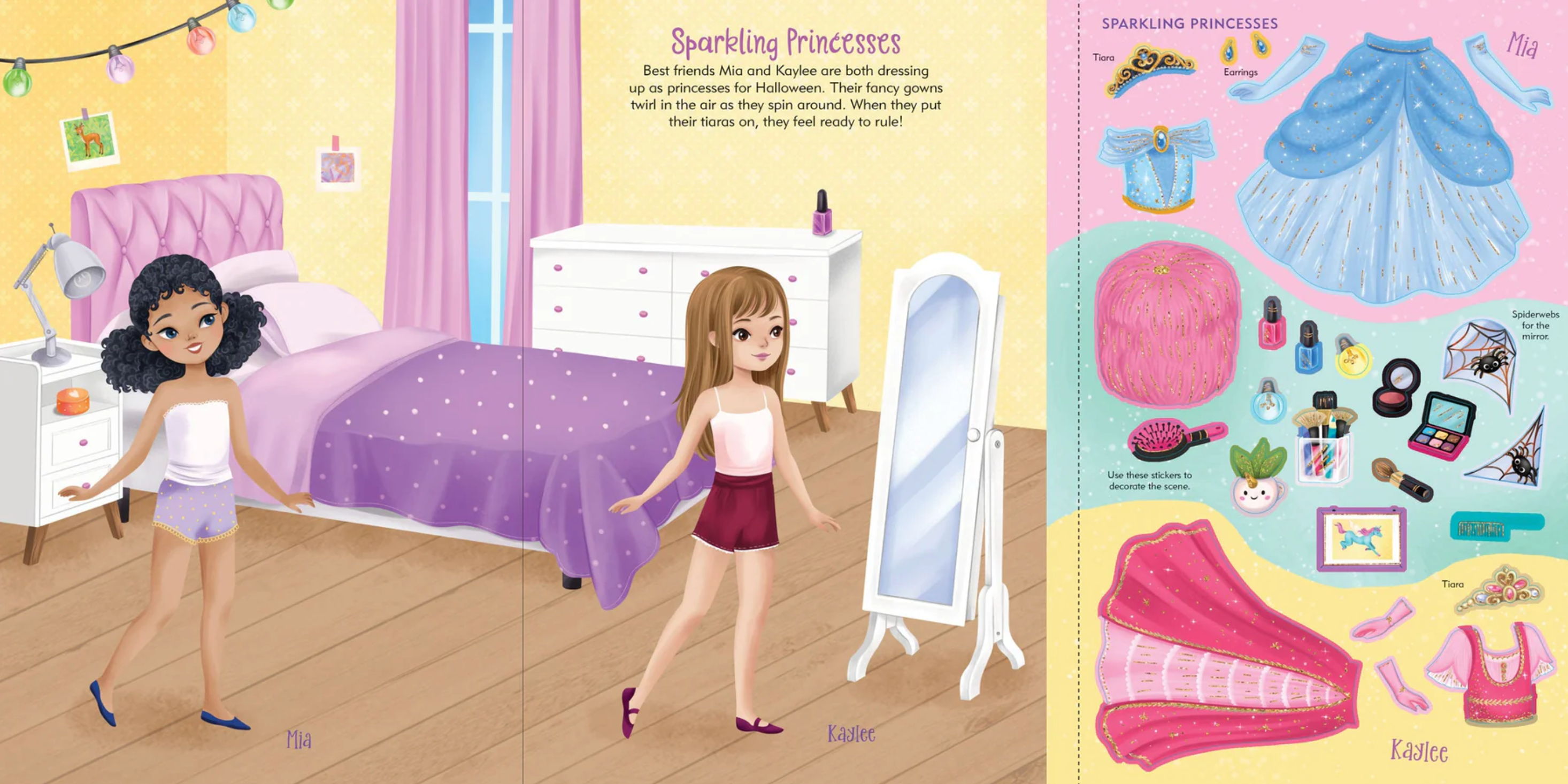 PTR Halloween Sticker Doll Dress-Up Book