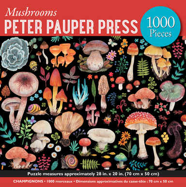 PTR Mushrooms 1000 Piece Jigsaw Puzzle