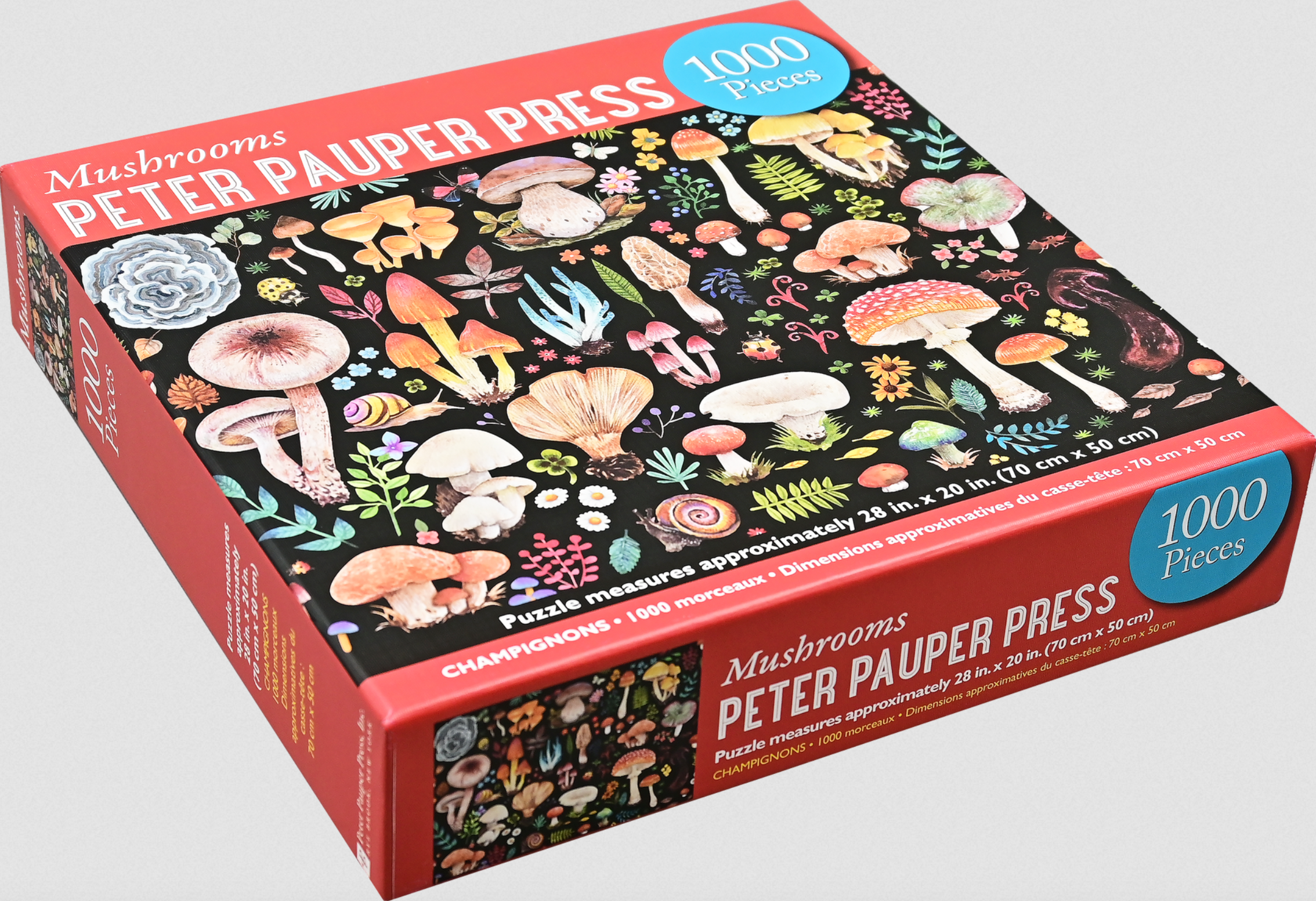PTR Mushrooms 1000 Piece Jigsaw Puzzle