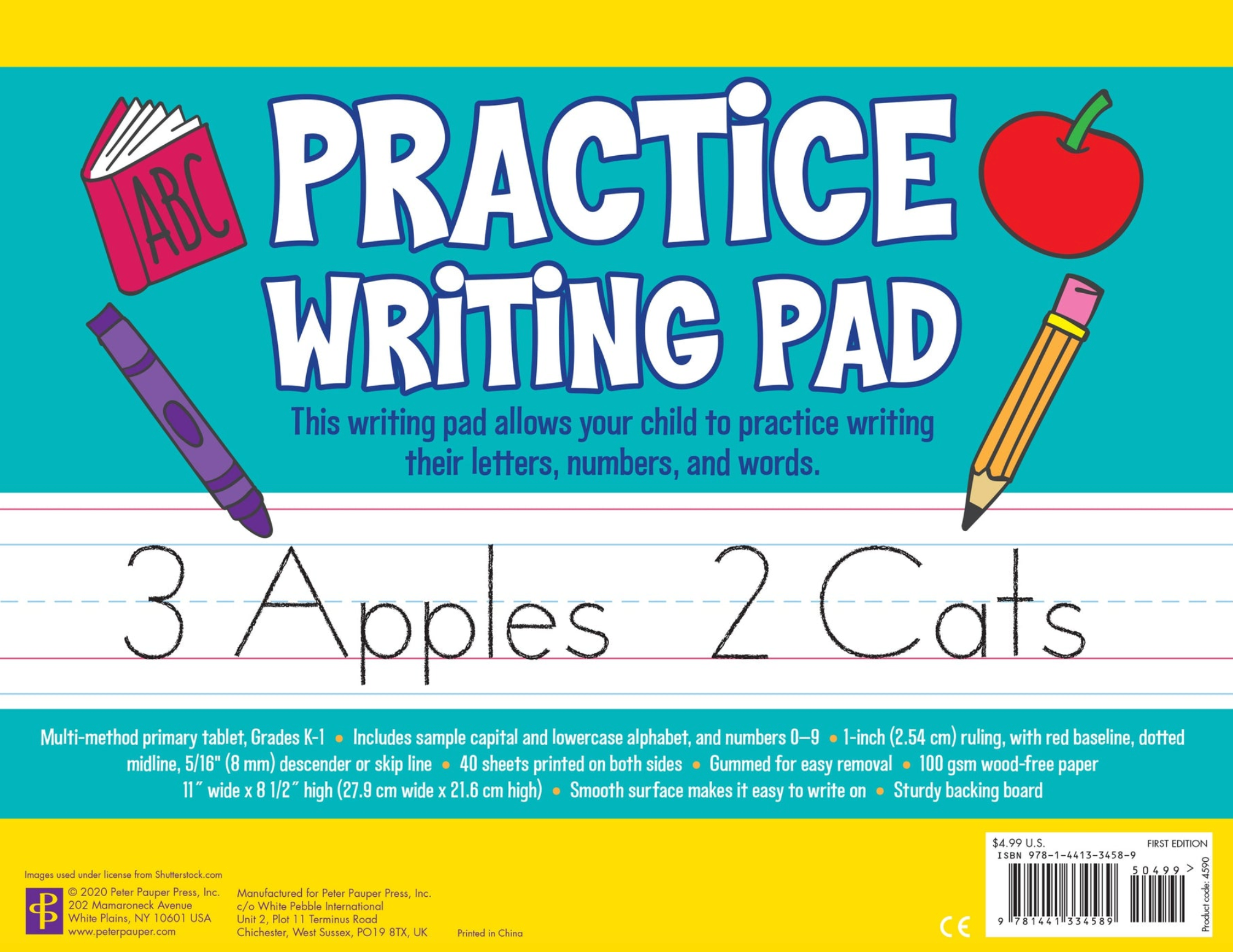 PTR Practice Writing Pad