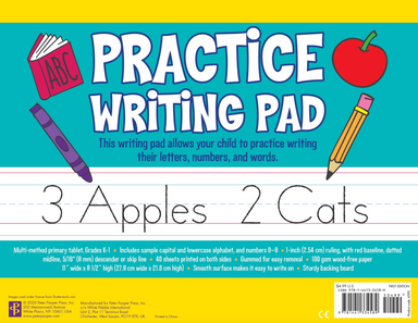 PTR Practice Writing Pad