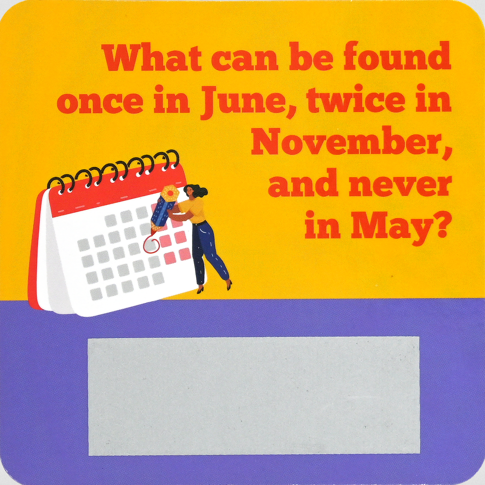 PTR Lunch Box Riddles Scratch-Off Deck (Set of 60 cards)