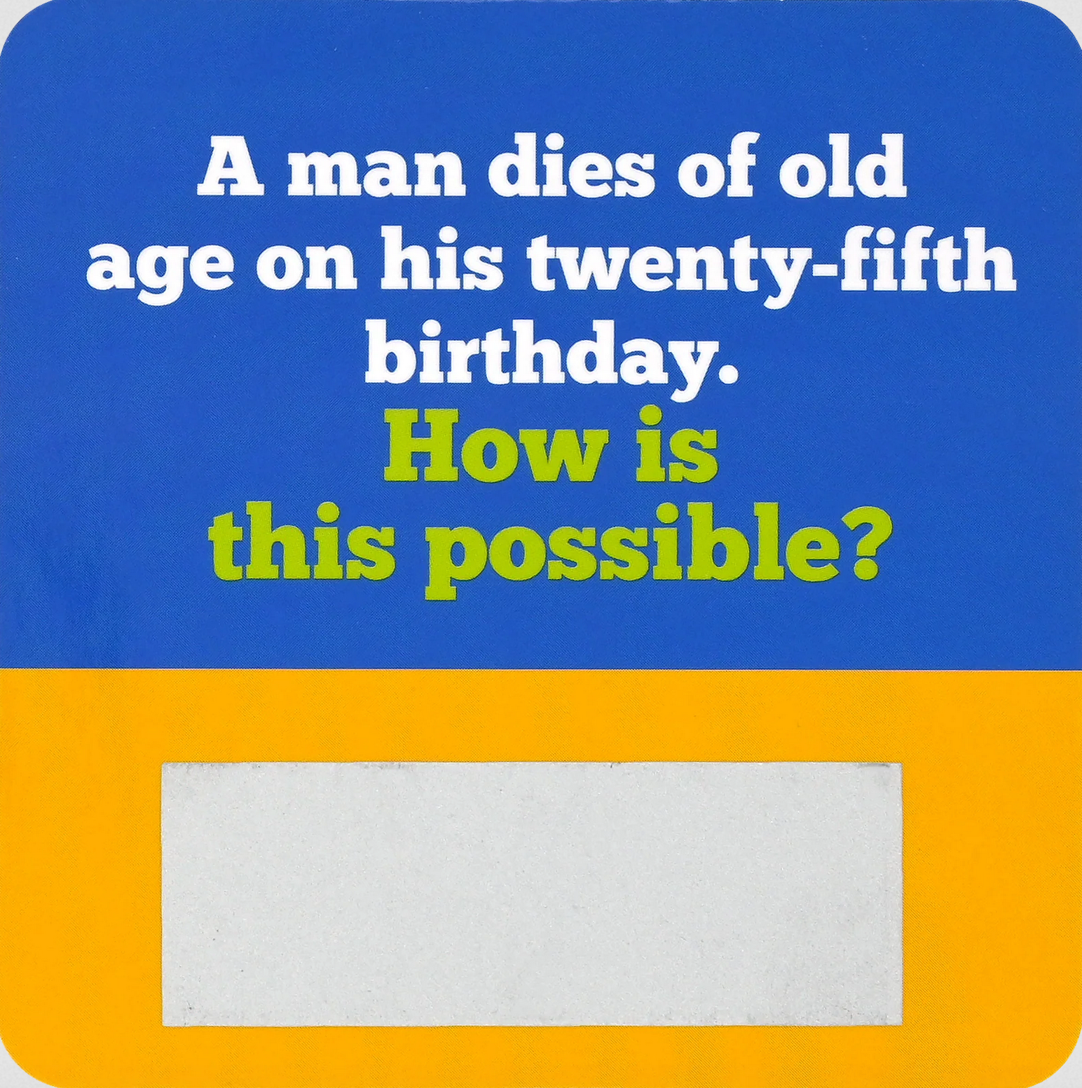 PTR Lunch Box Riddles Scratch-Off Deck (Set of 60 cards)