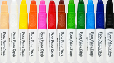 PTR Studio Series Junior Face Paint Sticks (Set of 12)