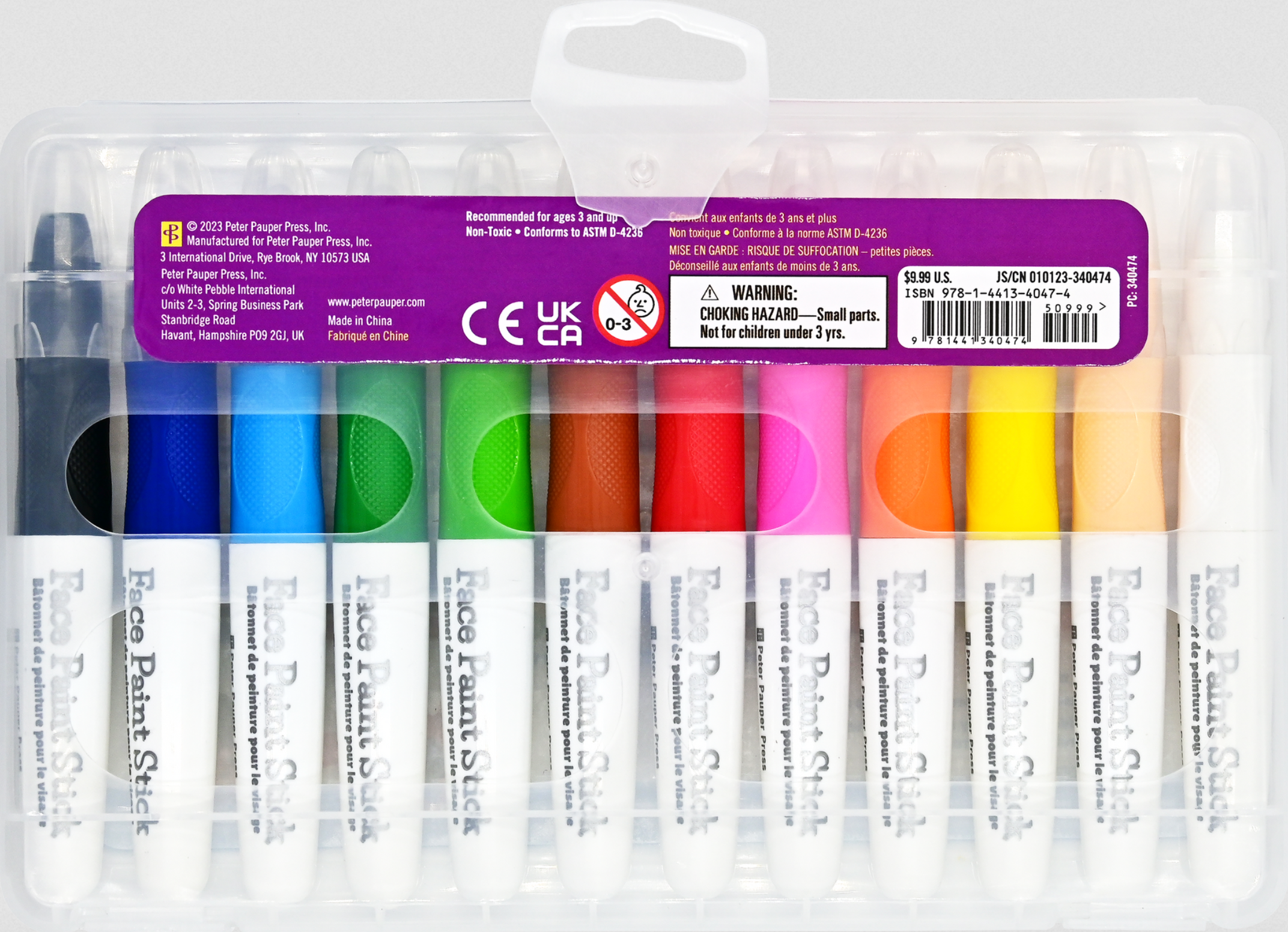 PTR Studio Series Junior Face Paint Sticks (Set of 12)