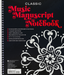 PTR Music Manuscript Notebook (Regular Staff)