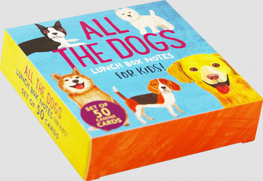 PTR All the Dogs Lunch Box Notes for Kids! (Set of 50 Cards)