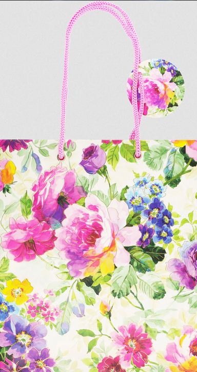 PTR Peony Garden Gift Bag