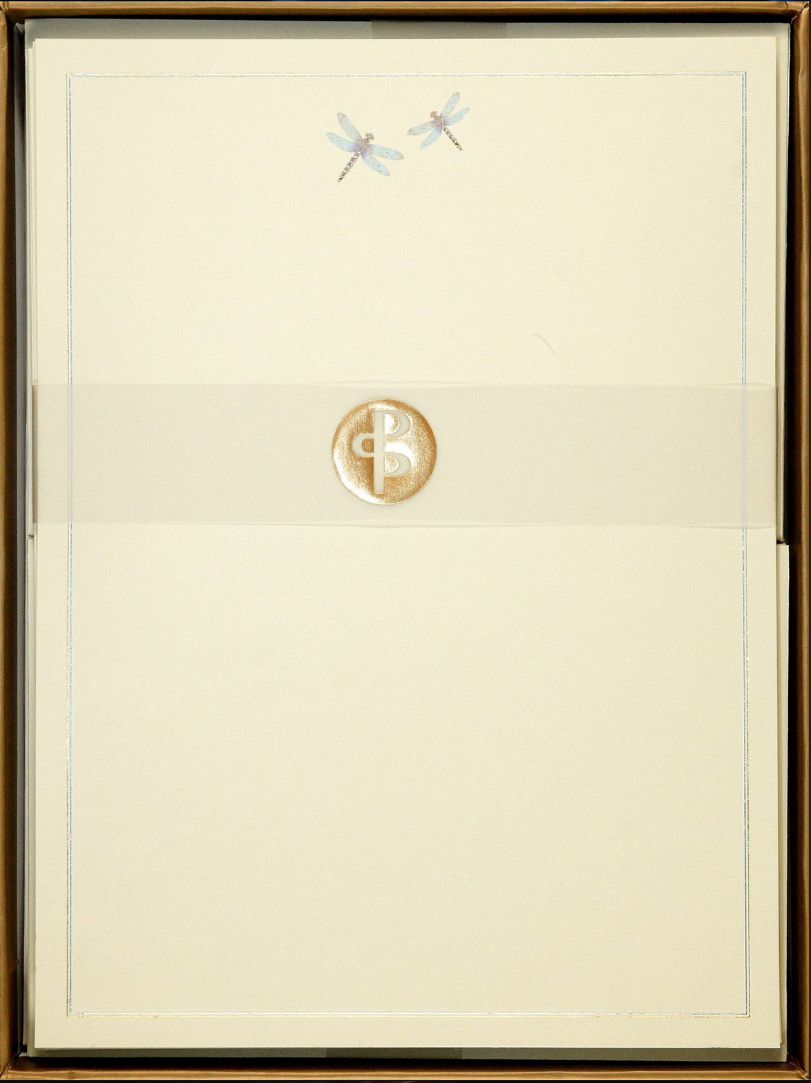 PTR Blue Dragonfly Stationery Set