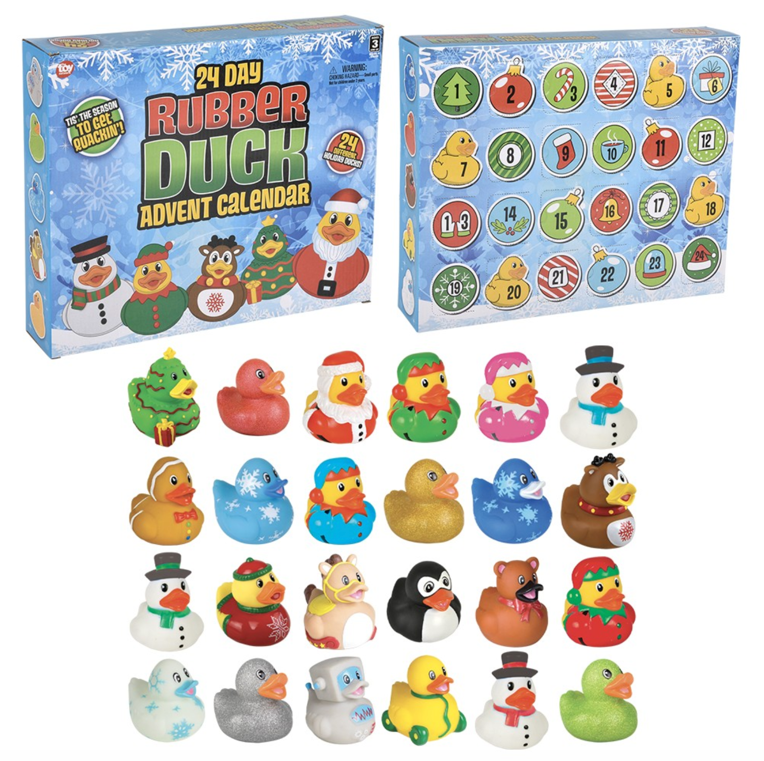 Rubber Ducky 24 Day Christmas Advent Calendar