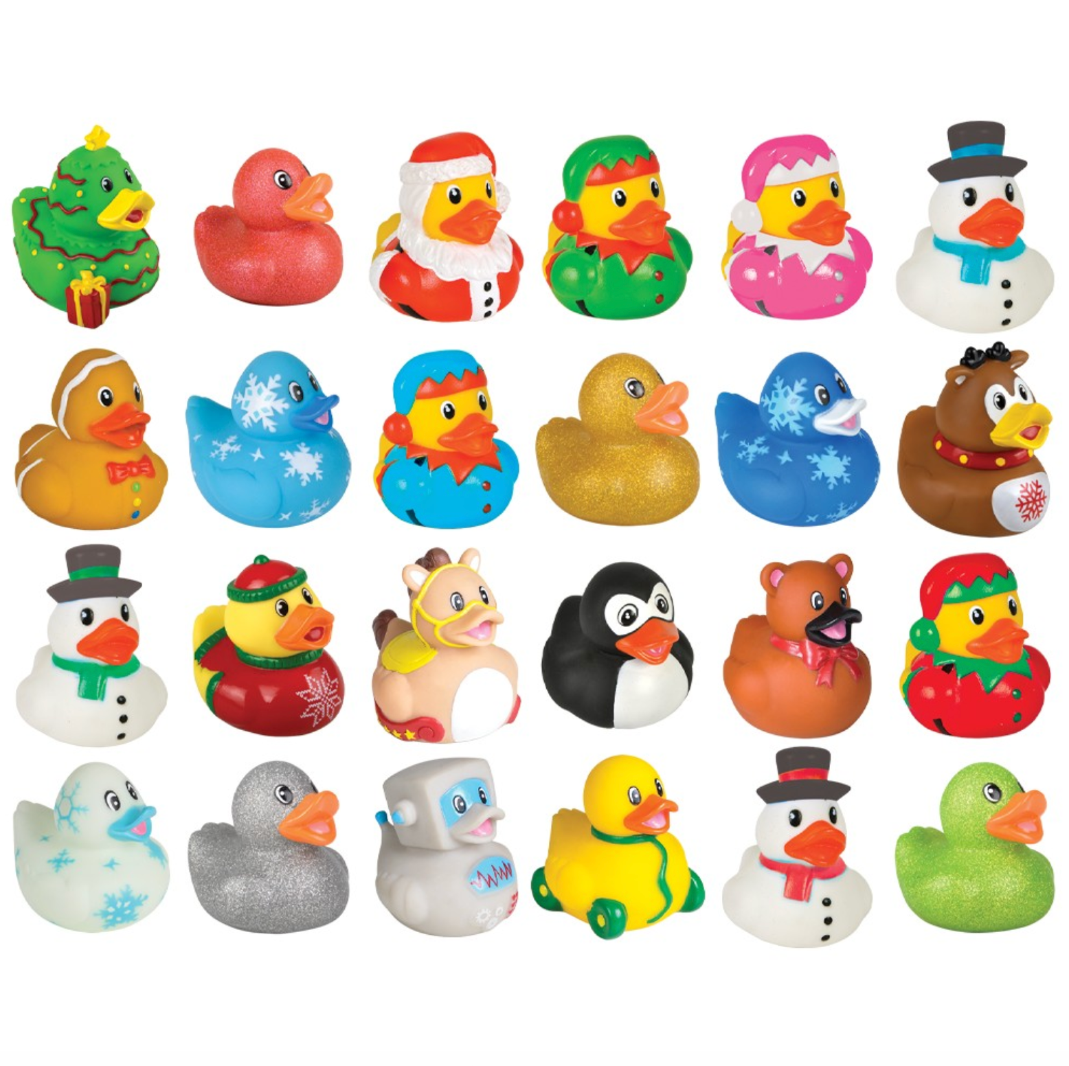 Rubber Ducky 24 Day Christmas Advent Calendar