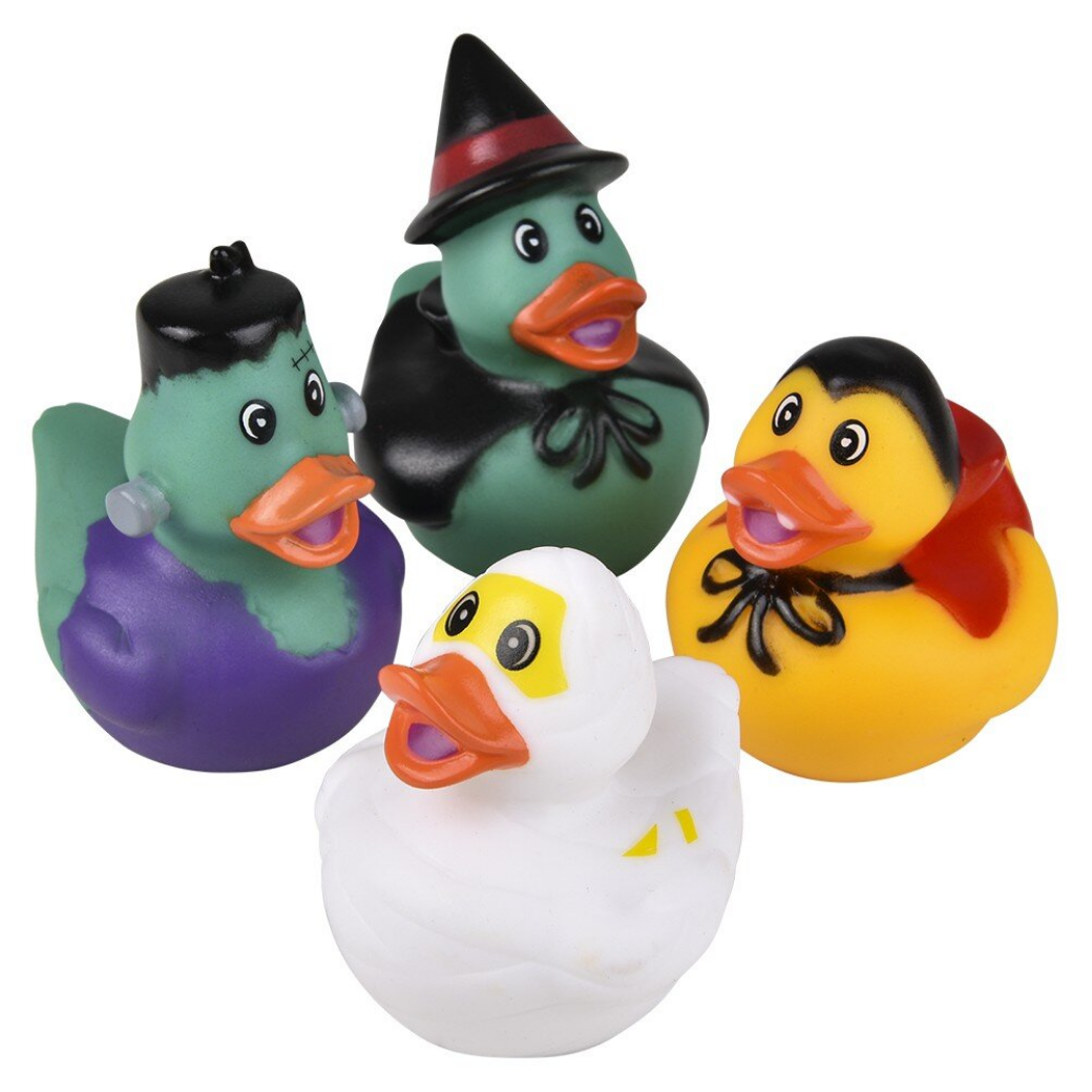 Halloween Monster Rubber Ducks (Single) - Random Color