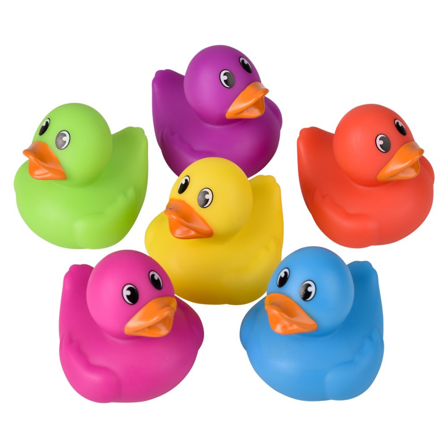 Colorful Rubber Ducks (Single) - Random Color