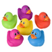 Colorful Rubber Ducks (Single) - Random Color