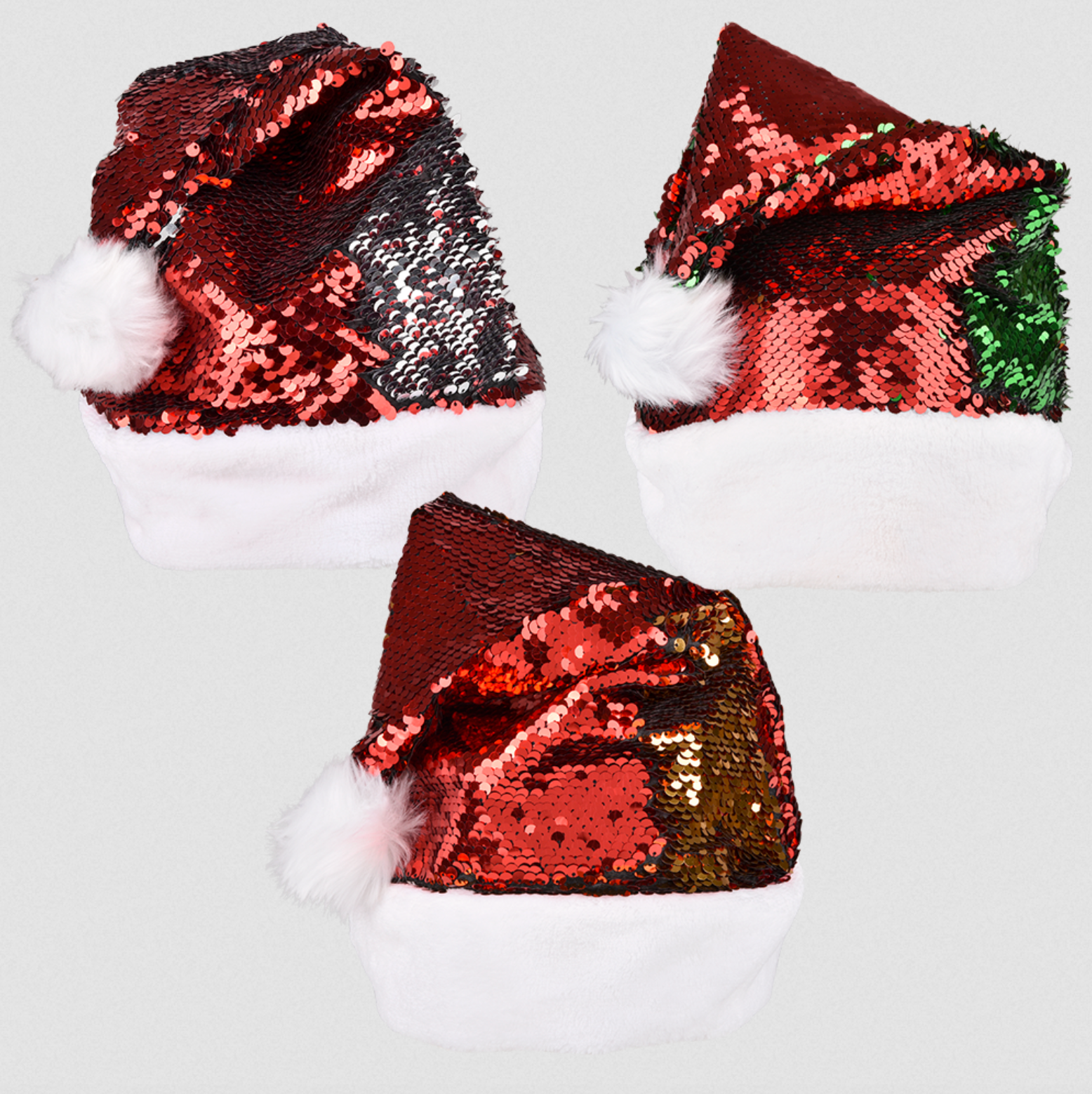 Sequin Santa Hat (Single) - Random Color
