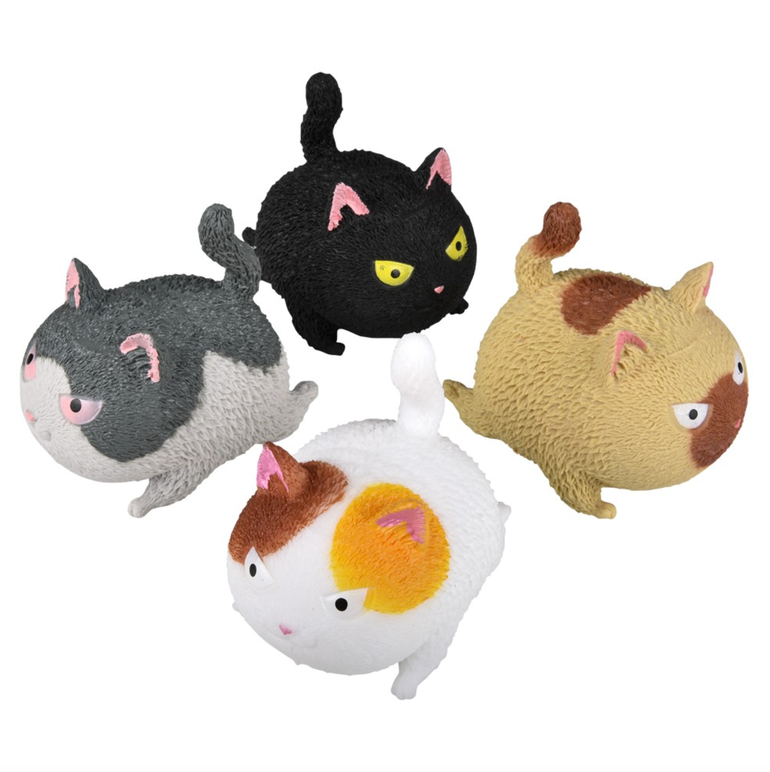 TTN Squish And Stretch Puffy Cat (Single) - Random Color