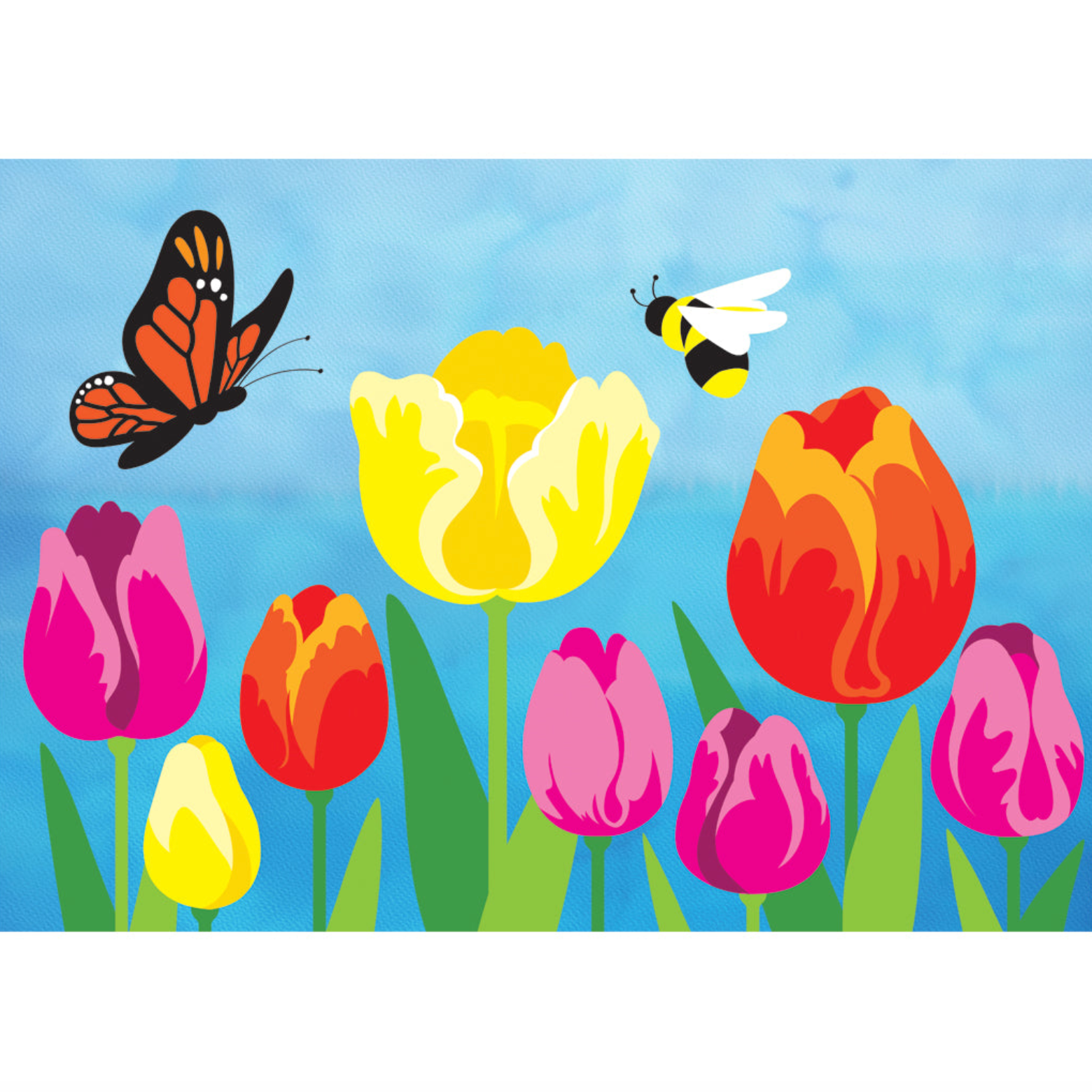 PRMR 40 Inch Windsock - Tulips