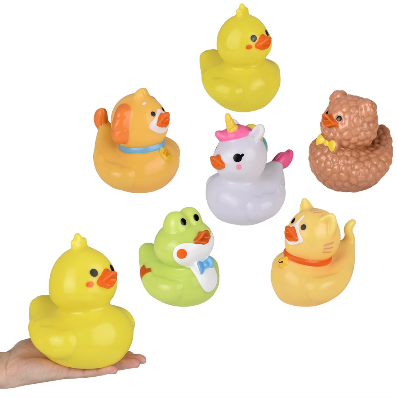 TTN Big Kawaii Animal Rubber Duckies (Single) - Random Color