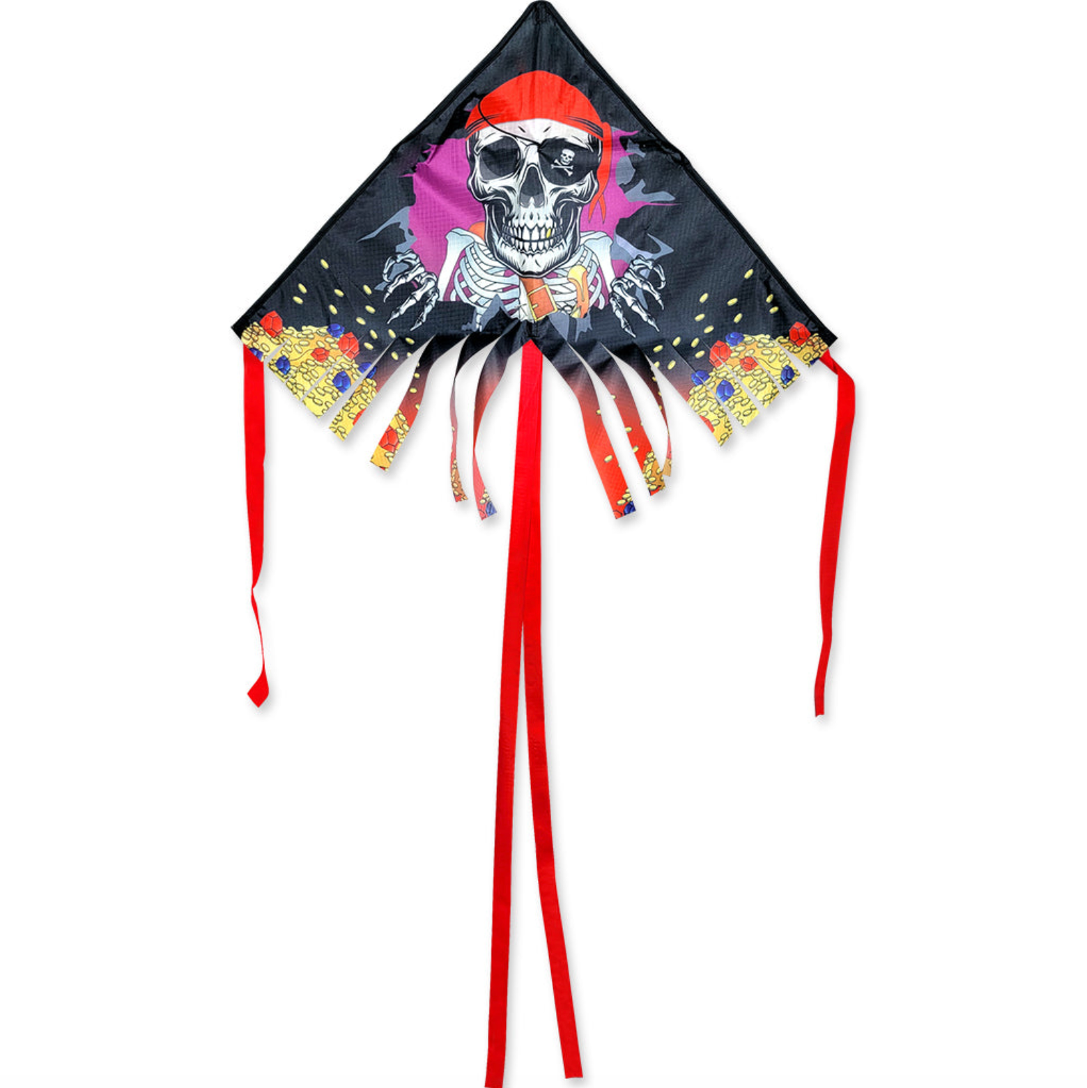 Pirate 28" Fringe Delta Kite